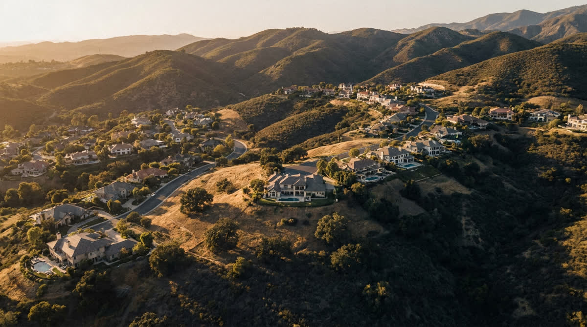 Aerial of Ventura County communities — list now vs spring calculator